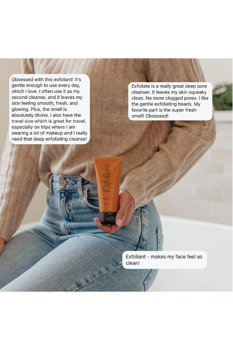 Exfoliant // Face + Body Exfoliator, Alternate, color, 4oz