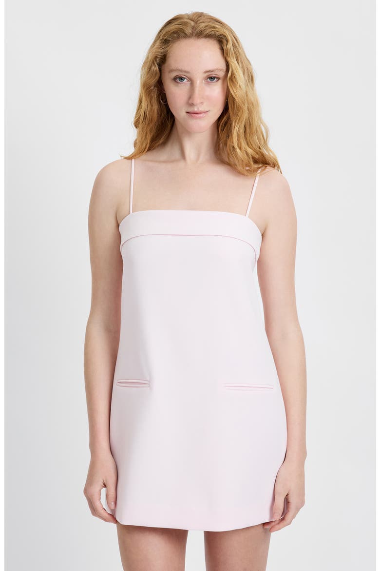 Azra Foldover Detail Minidress, Alternate, color, PINK ICING