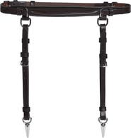 Simone Rocha Double Loop Bridle Leather Garter Belt