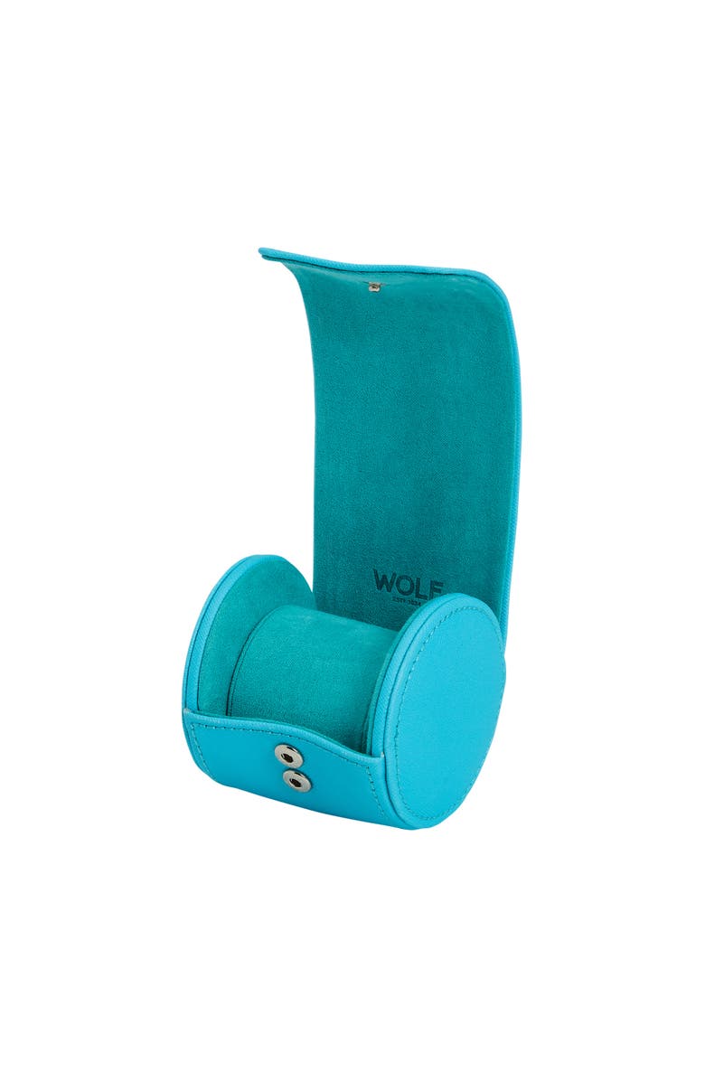 WOLF Tutti Frutti Single Watch Roll, Alternate, color, Turquoise