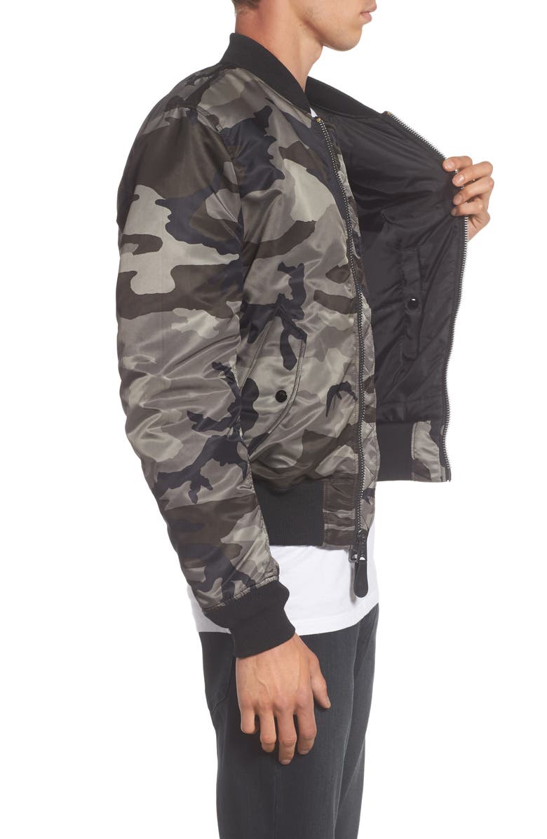 Alpha Industries 'MA-1' Slim Fit Bomber Jacket, Alternate, color,