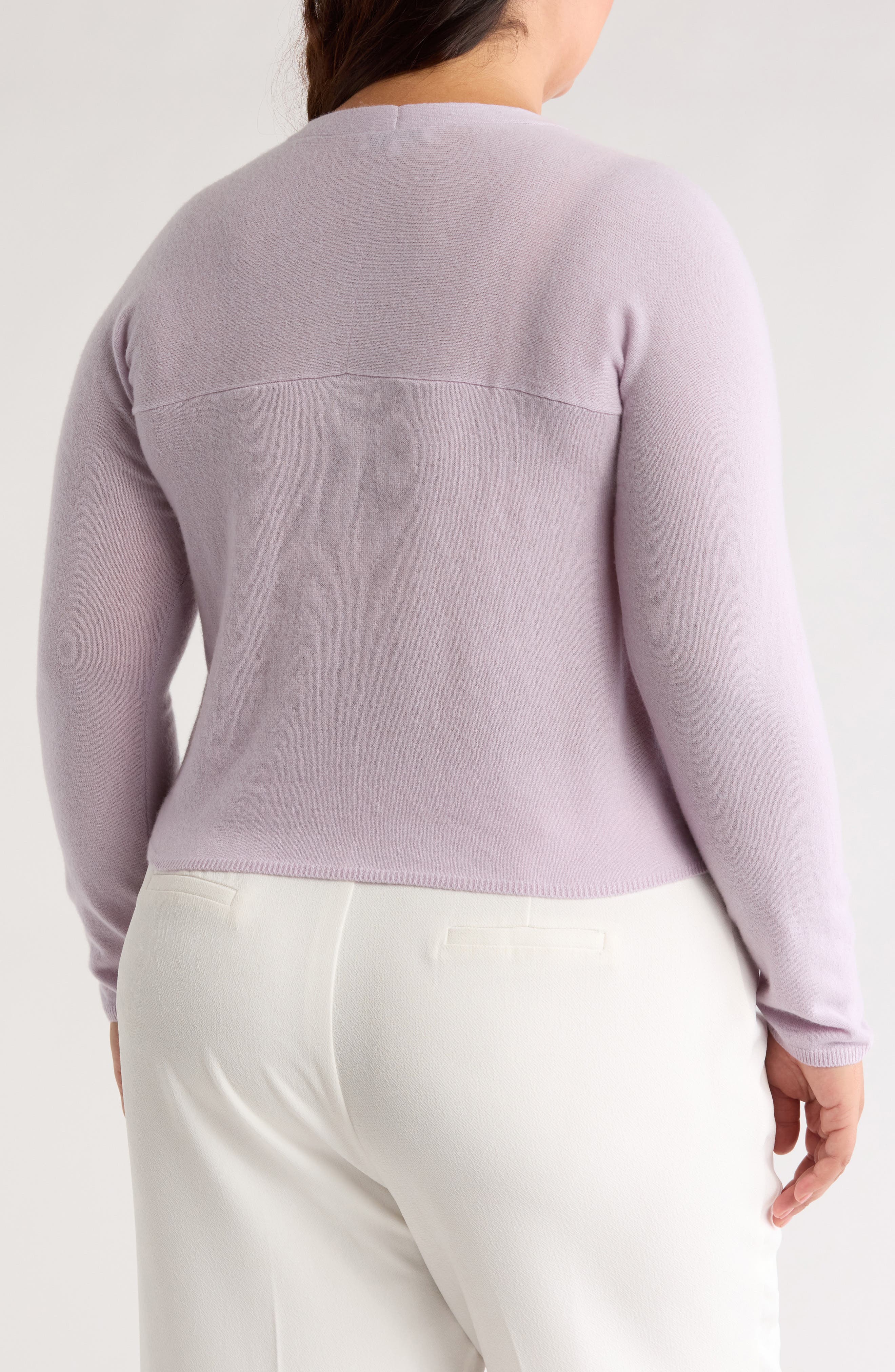 Cashmere V-Neck Cardigan - image 4