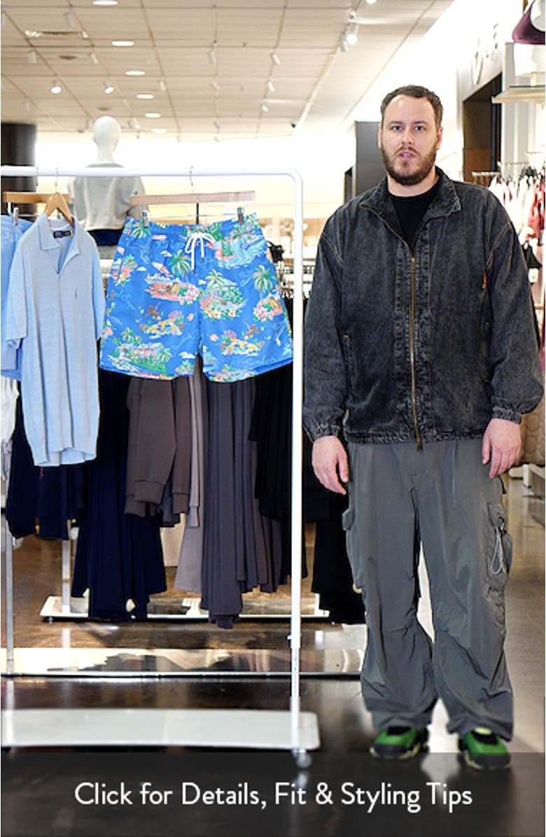 Traveler Classic Polo Bear Print Swim Trunks, sales video thumbnail