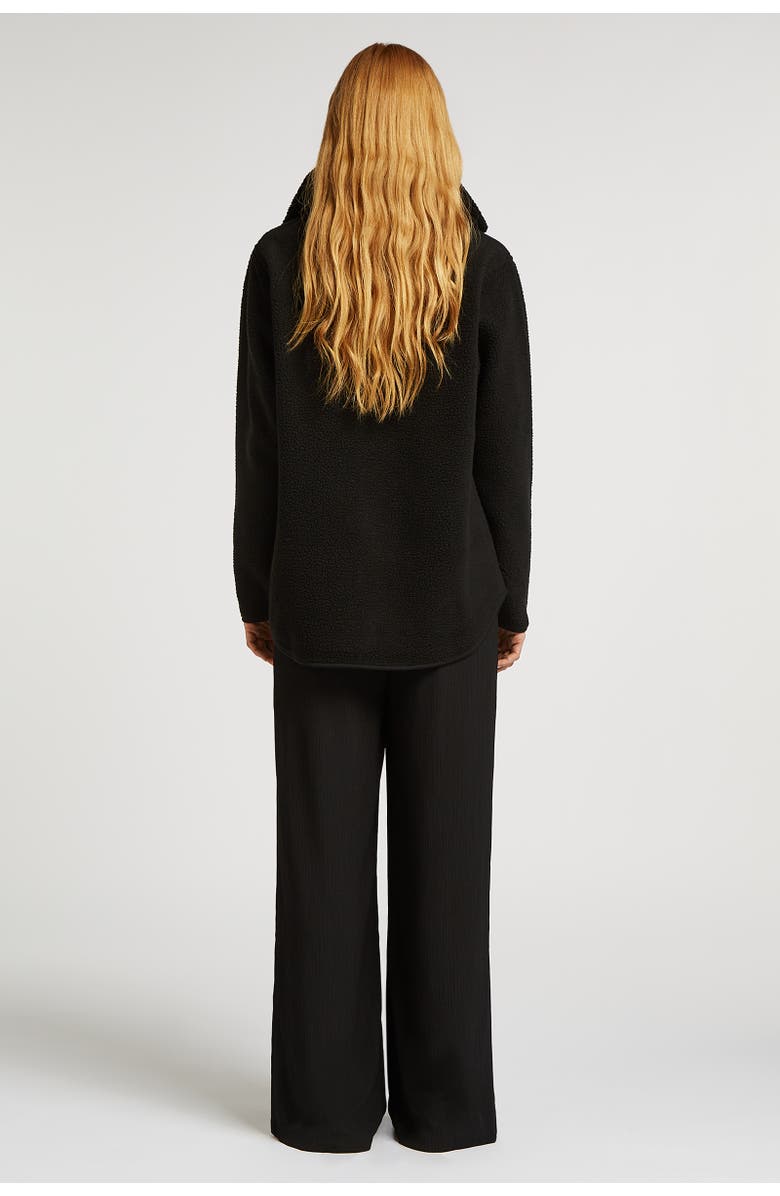 4TH ARQ Lennox Half-Zip Long Sleeve Sweatshirt, Alternate, color, Black