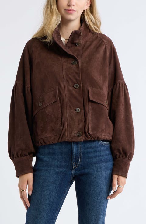 Blouson Suede Leather Jacket
