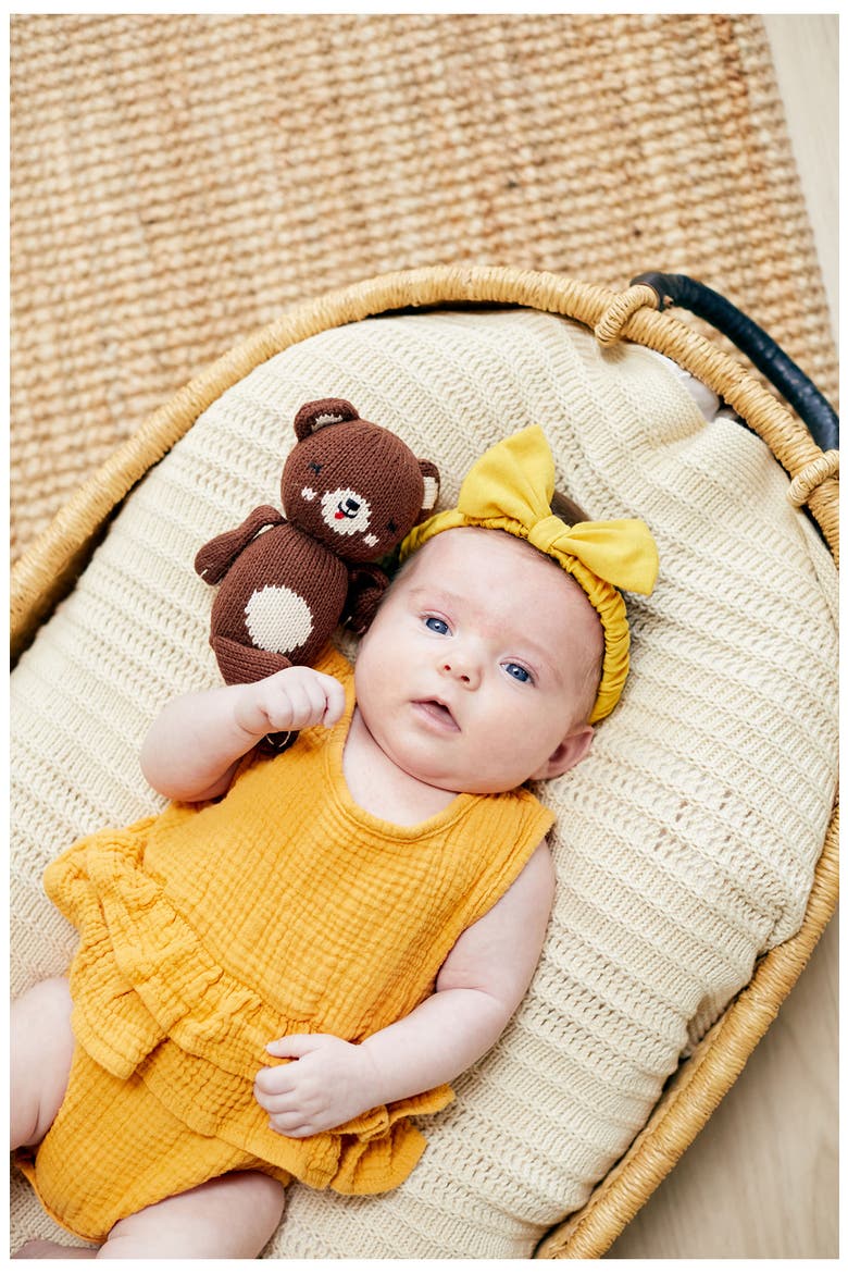 Baby Bear Stuffed Animal, Alternate, color, BROWN
