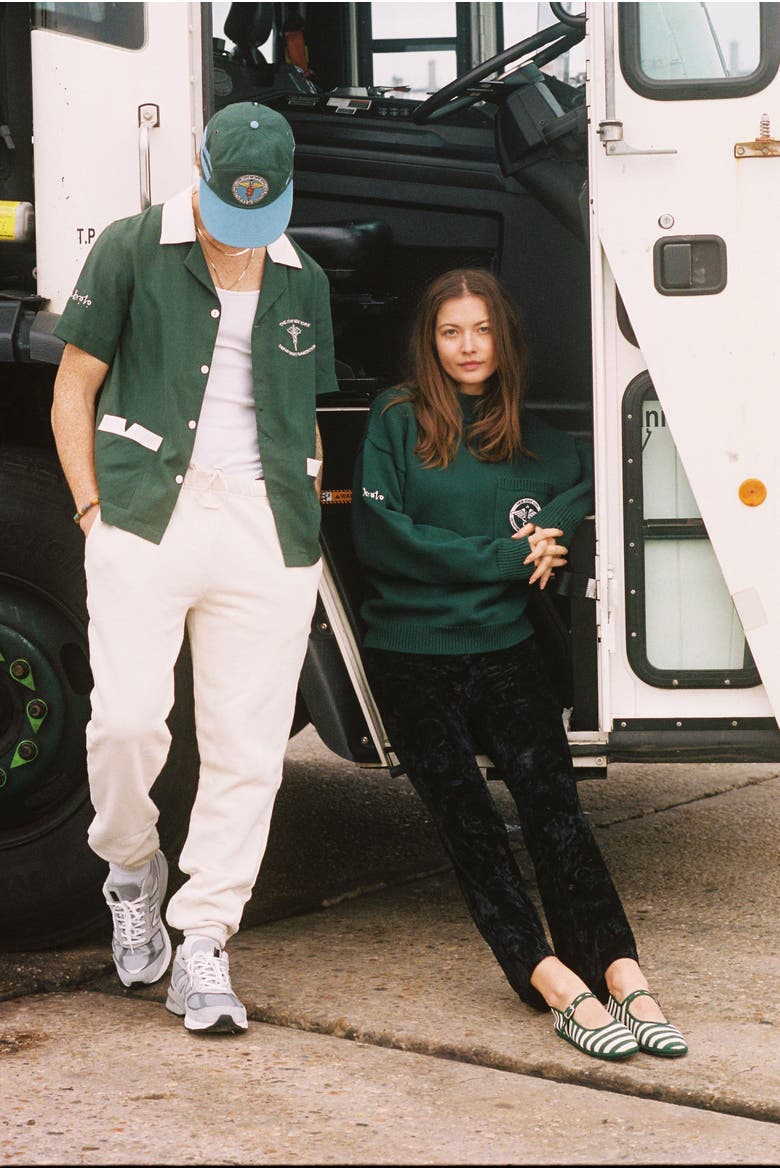 'DSNY x Tombolo' Sweater, Alternate, color, Green