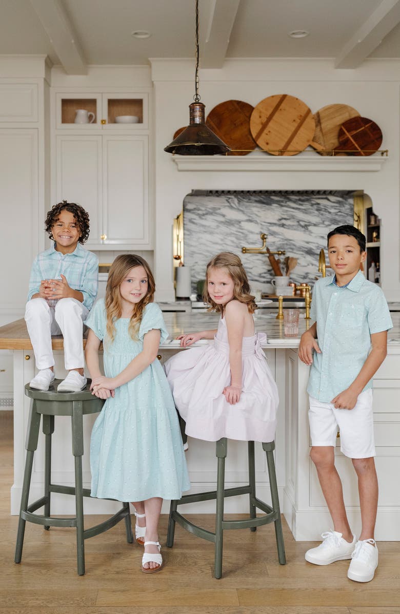 Hope & Henry Baby Girls' Organic Embroidered Special Sundress, Infant, Alternate, color, Light Lavender