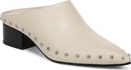 Vince August Studded Leather Mule