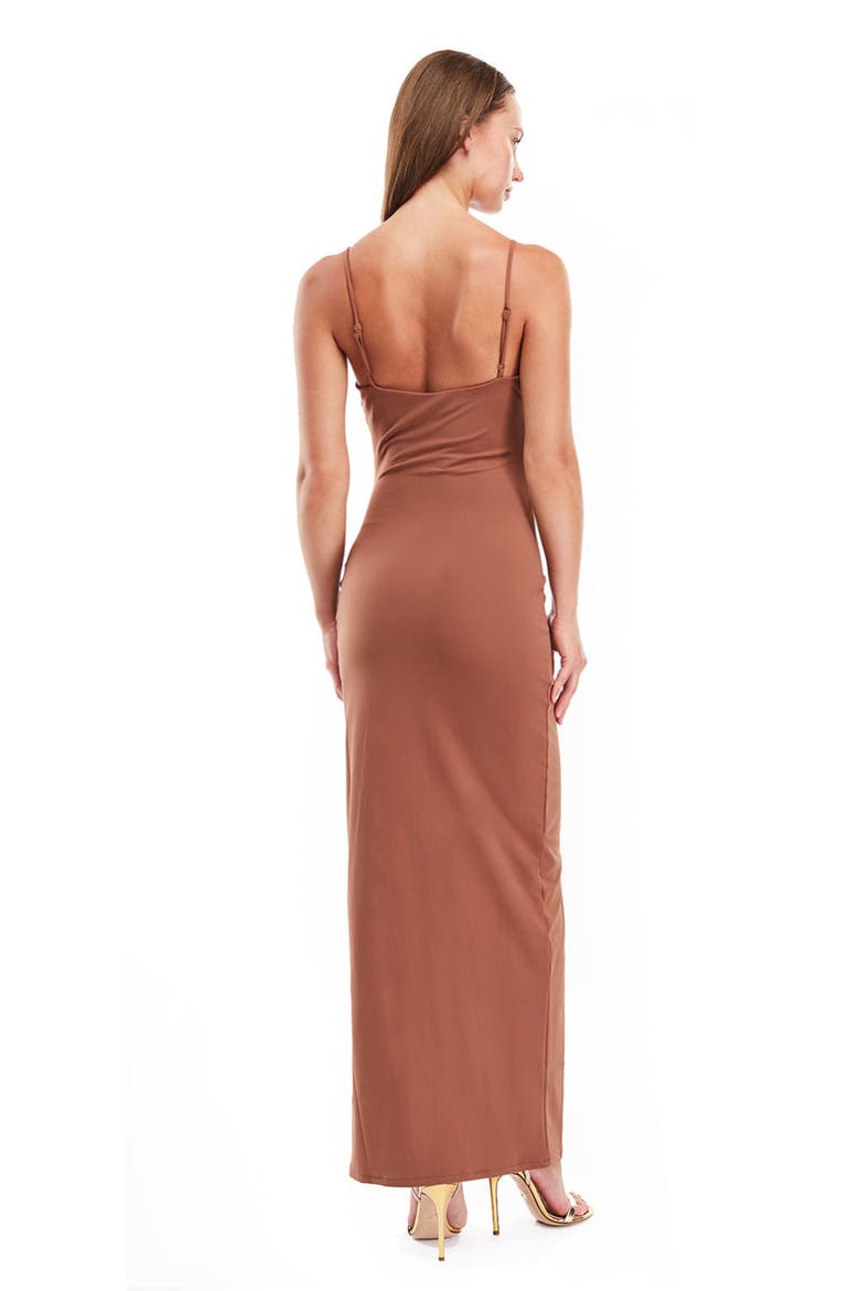 Nancy maxi dress, Alternate, color, Brown