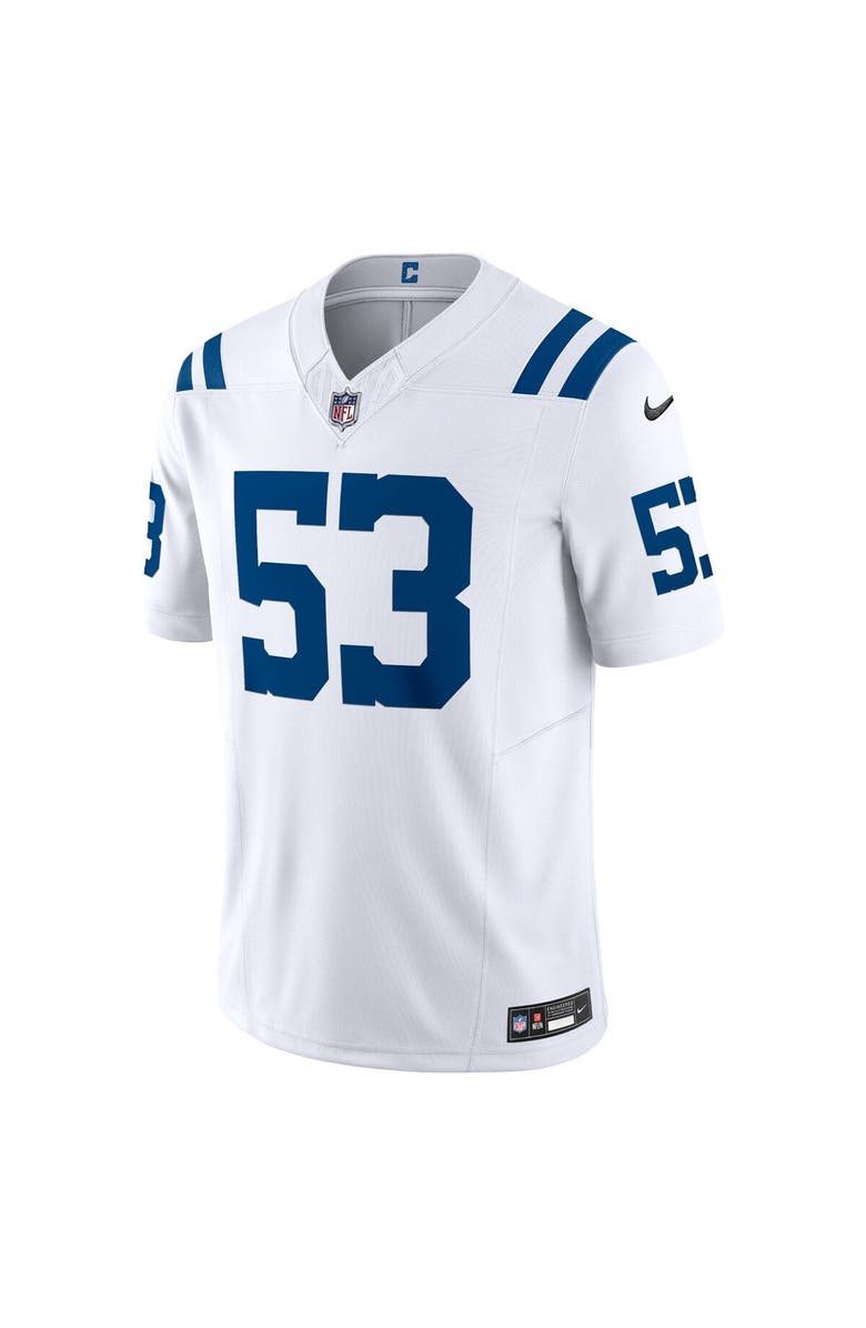 Nike Men's Nike Shaquille Leonard White Indianapolis Colts Vapor F.U.S.E. Limited Jersey, Alternate, color, 