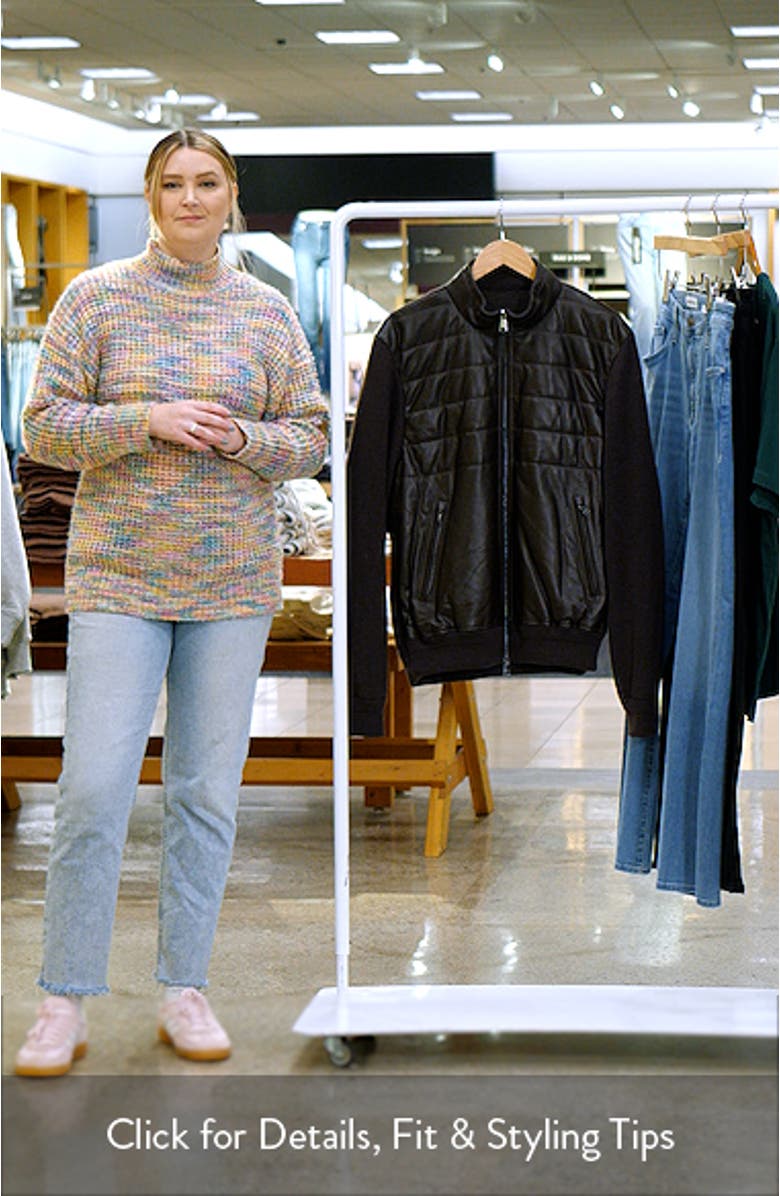 Mixed Media Bomber Jacket, sales video thumbnail