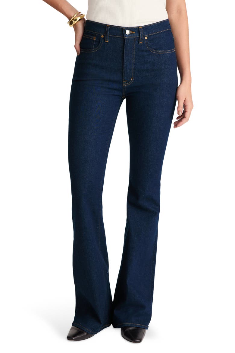 The Stretch Flare Jeans, Main, color, RINSE WASH