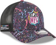 New Era Men's New Era Black Shield Logo 2025 NFL Crucial Catch 9FORTY Adjustable Hat