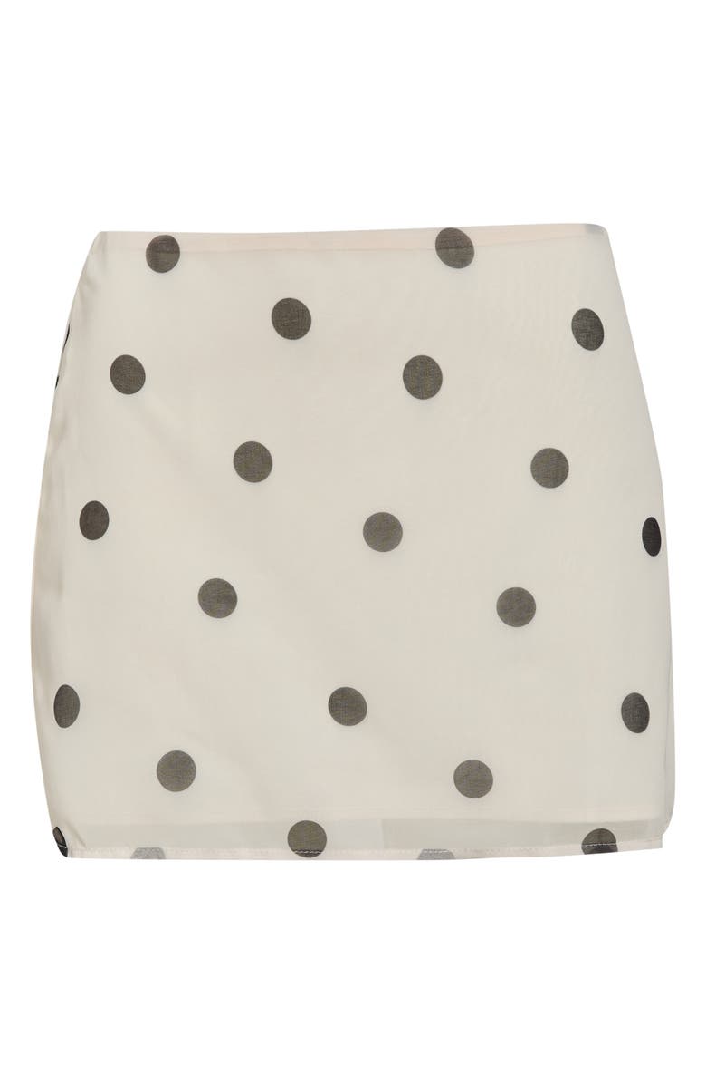 Princess Polly Adelaida Polka Dot Miniskirt, Main, color, 