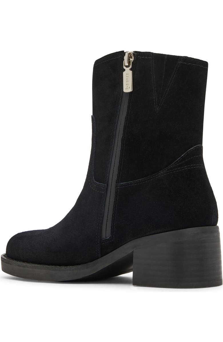 Blondo Chyler Side Zip Bootie, Alternate, color, Black Suede
