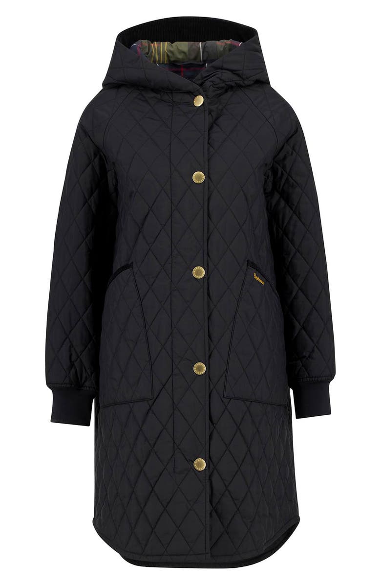 Barbour Hilary Longline Quilted Jacket, Alternate, color,