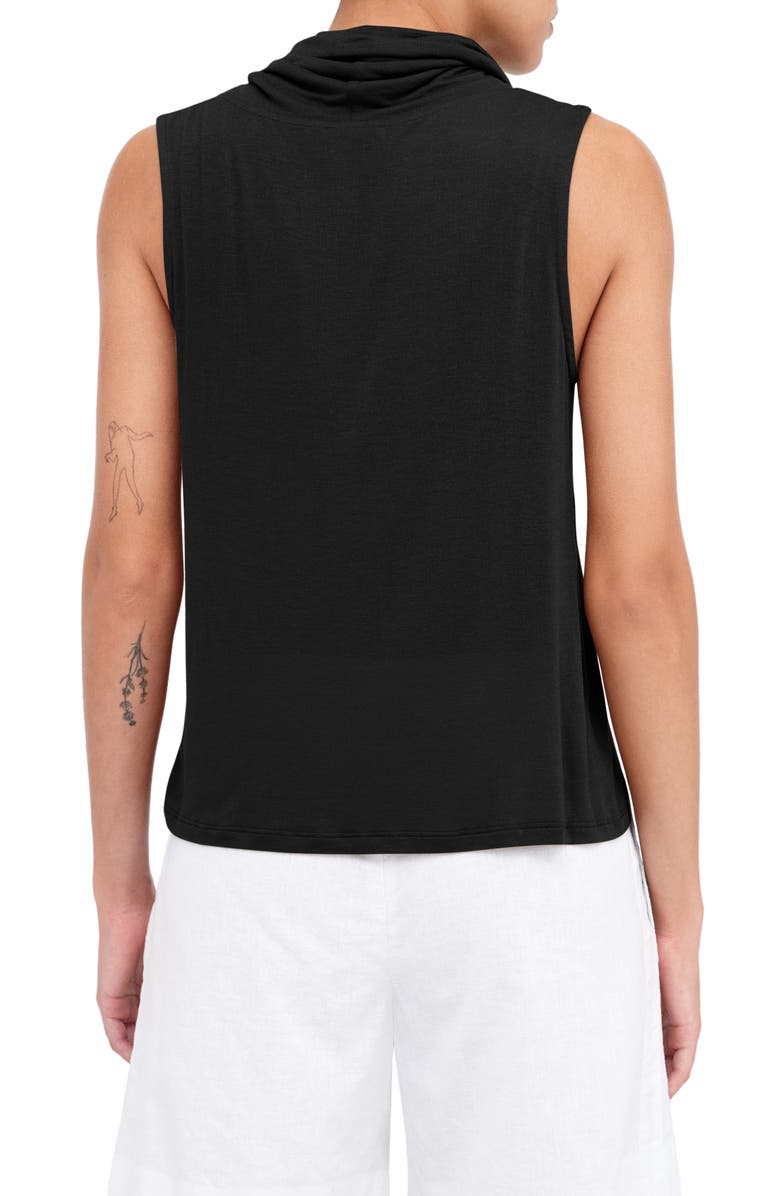 Marcella Callie Cowl Neck Knit Top, Alternate, color, Black