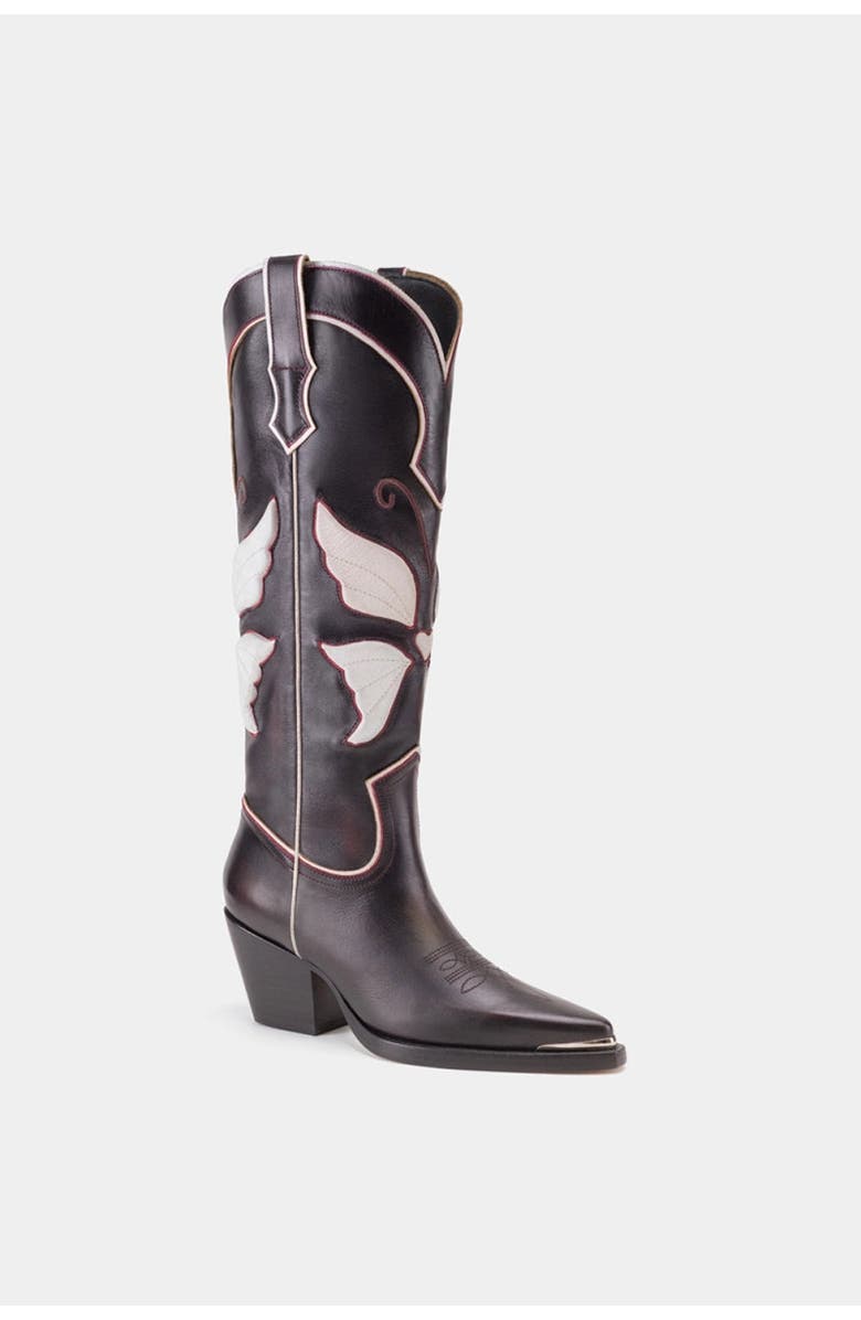 Dante Leather Western Boots Gaela, Alternate, color, Burgundy