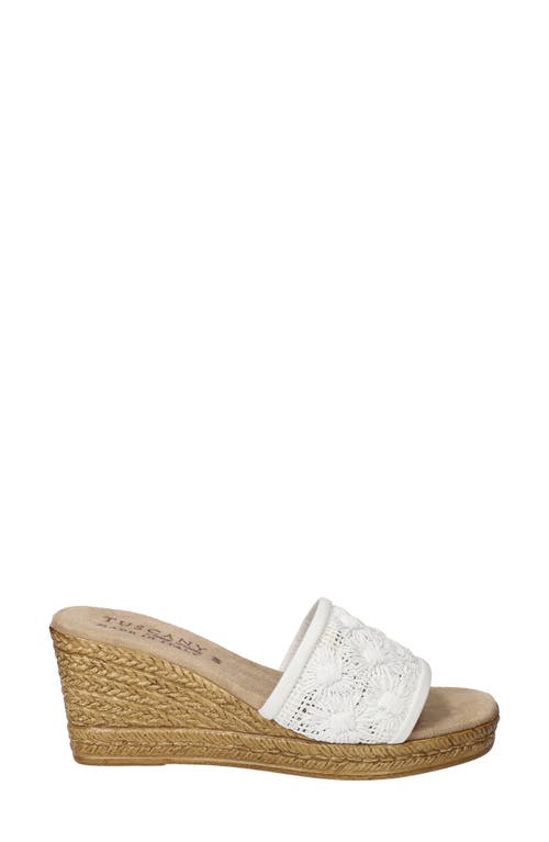 EASY STREET EASY STREET RICCI ESPADRILLE PLATFORM WEDGE SLIDE SANDAL