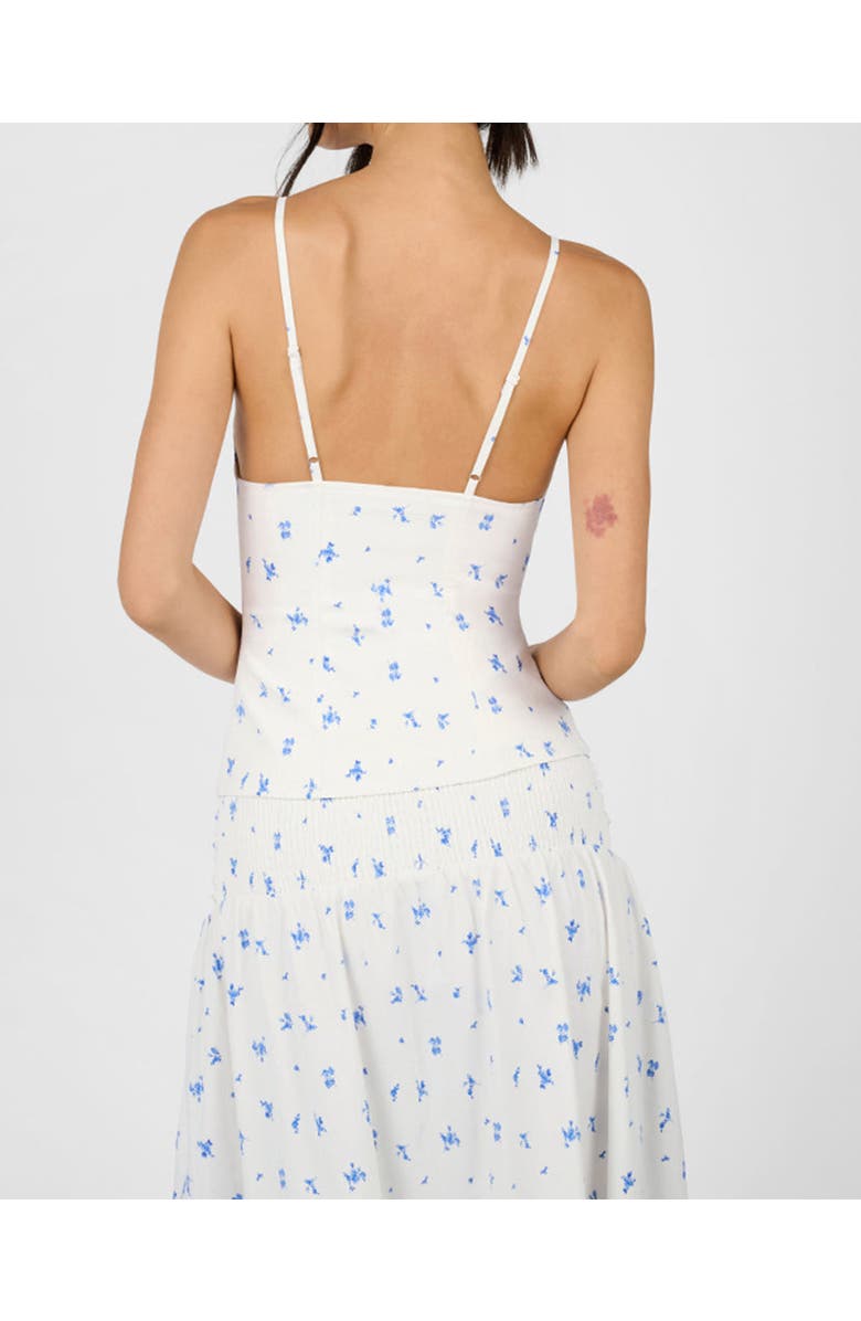 WeWoreWhat Ruffle Corset Top, Alternate, color, 