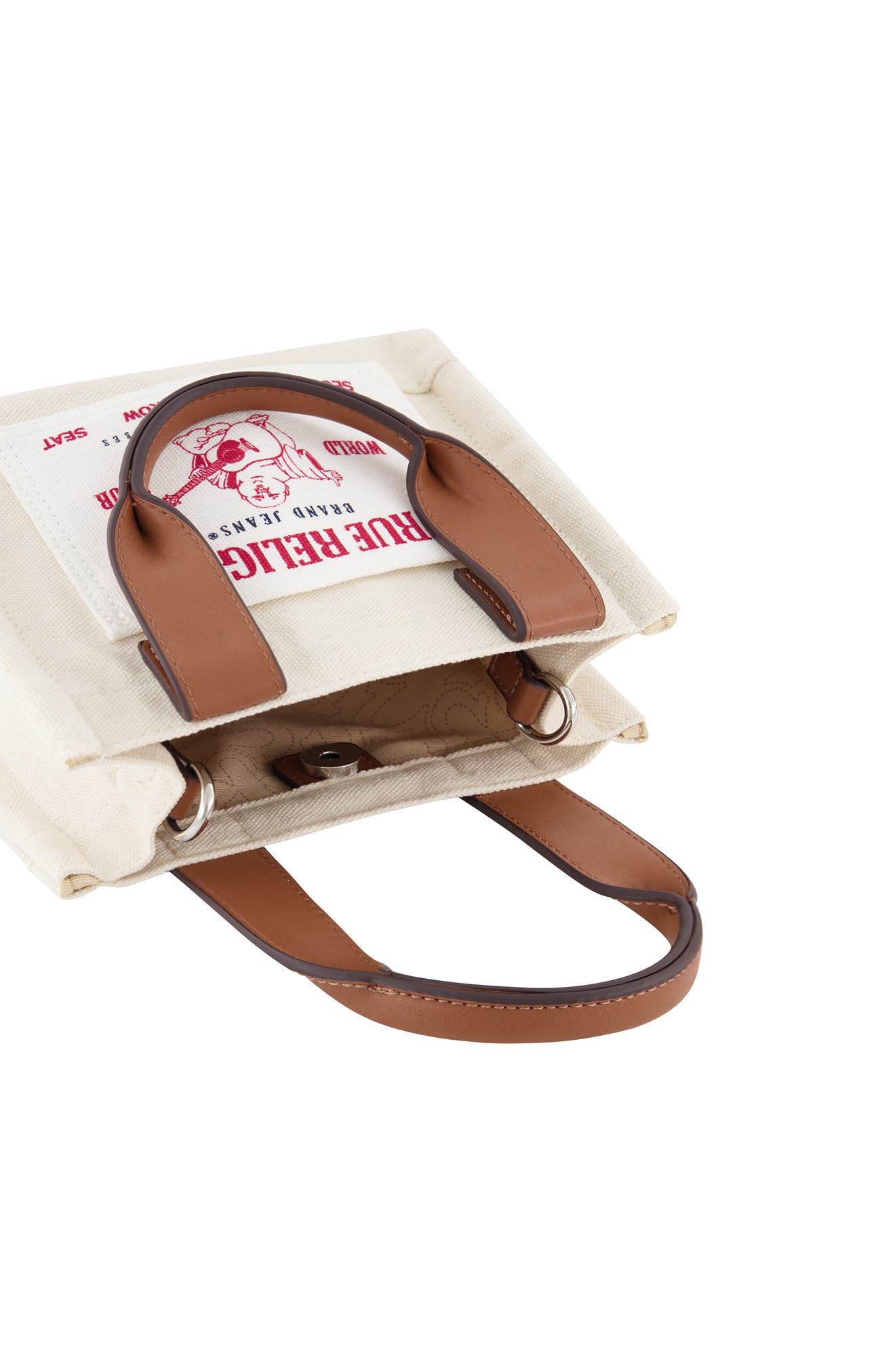 True Religion Canvas Mini Tote Bag, Alternate, color, 