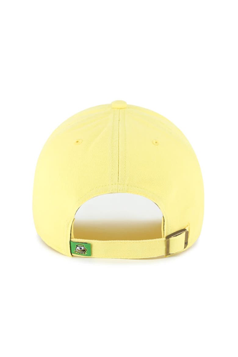 Men's '47 Gold Oregon Ducks Clean Up Adjustable Hat, Alternate, color, Gold