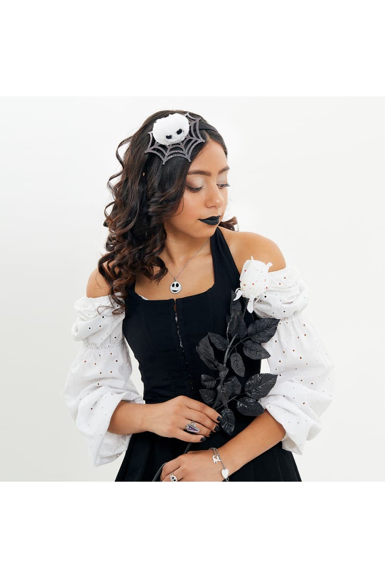 The Nightmare Before Christmas Headband, Alternate, color, Black