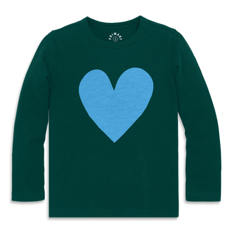 Kids Long Sleeve Heart Tee (Toddler, Little Kid, & Big Kid)