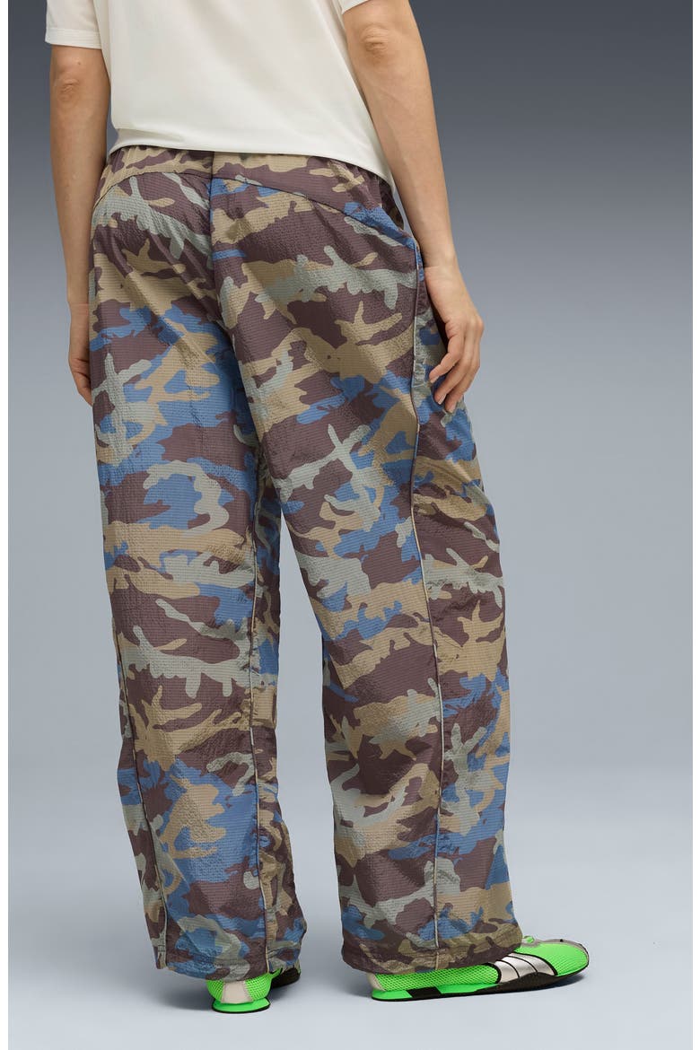 CLRT Camo Nylon Ripstop Pants, Alternate, color, RAISIN