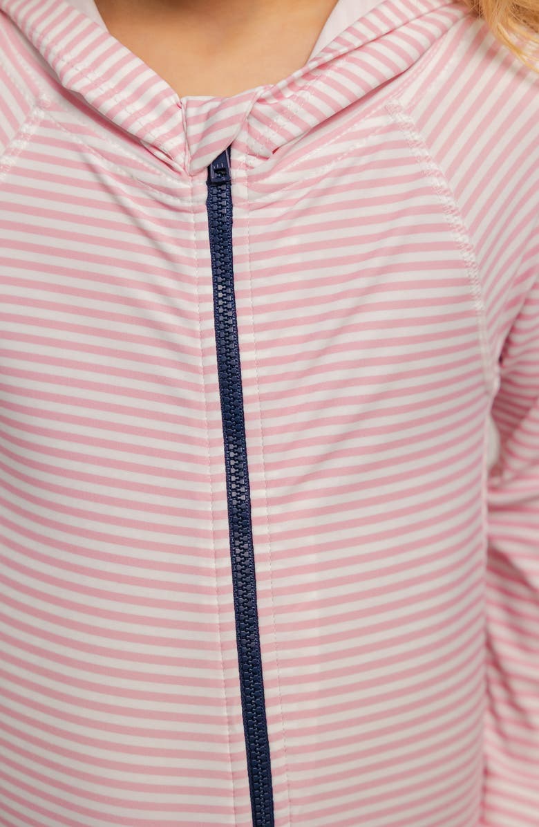 Lake Label Kids' Hooded Long Sleeve One-Piece Rashguard Swimsuit, Alternate, color, 