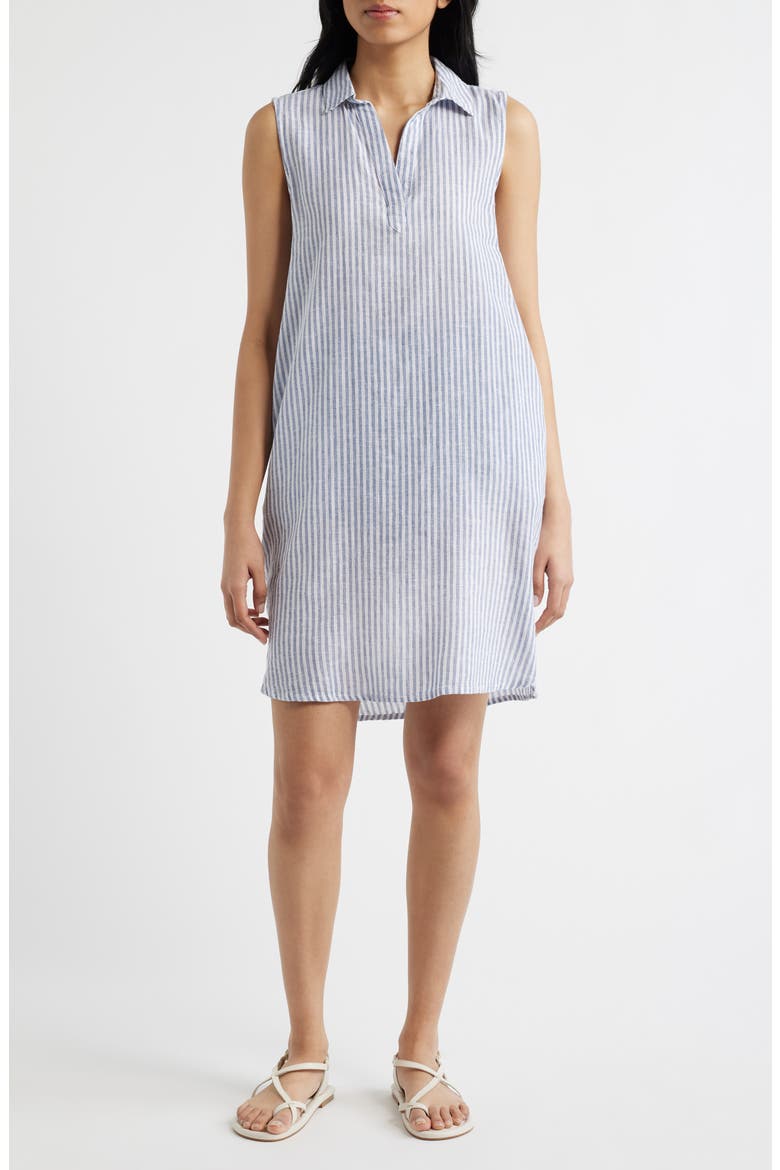 Shelay Sleeveless Shift Dress, Main, color, BLUE EYES