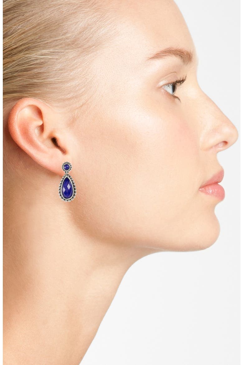 'Maya' Teardrop Earrings, Alternate, color, LAPIS