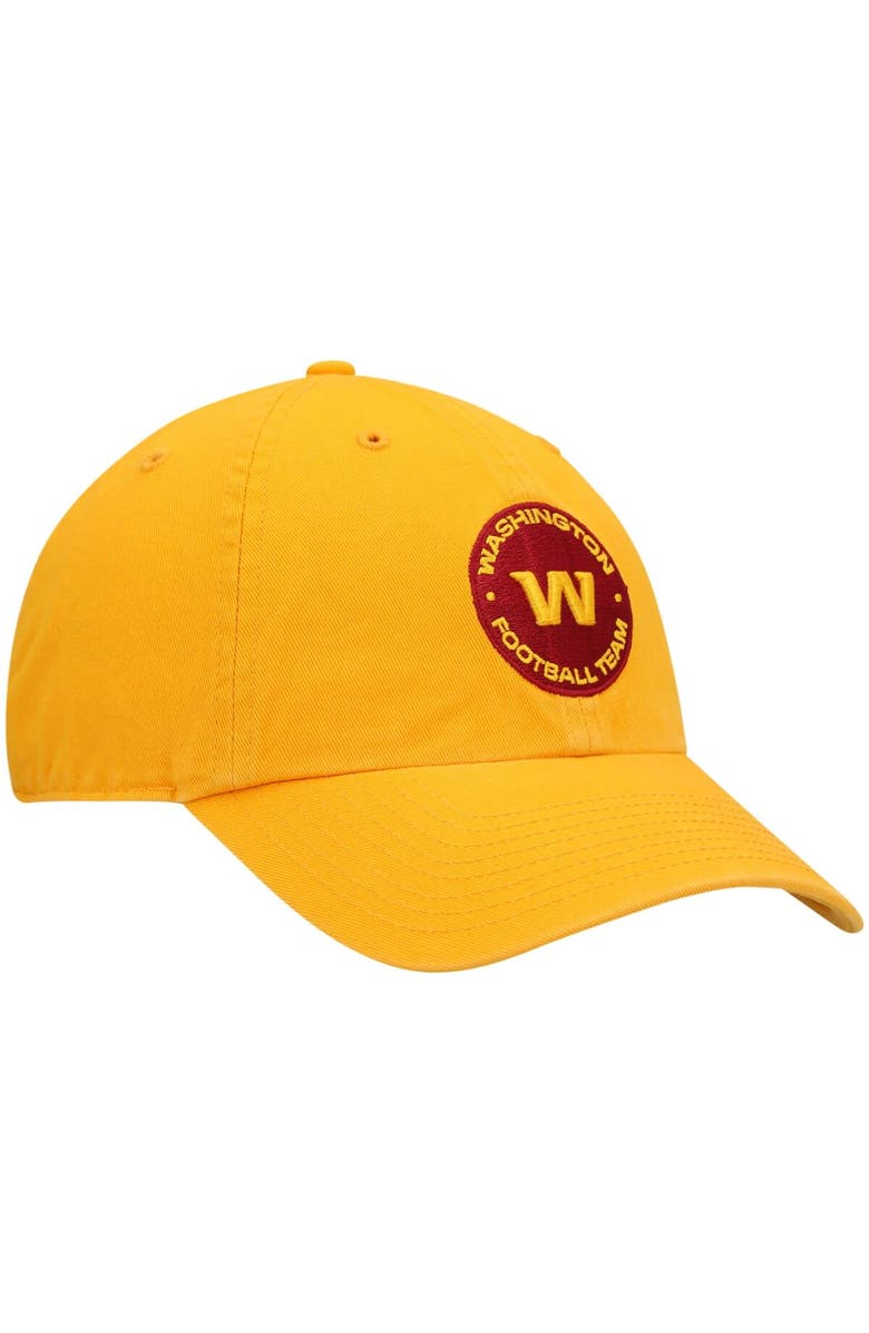 '47 Men's '47 Gold Washington Football Team Secondary Clean Up Adjustable Hat, Alternate, color,