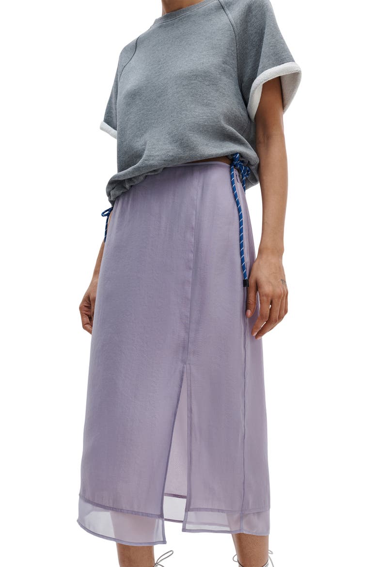 Suki Midi Skirt, Alternate, color, LILAC