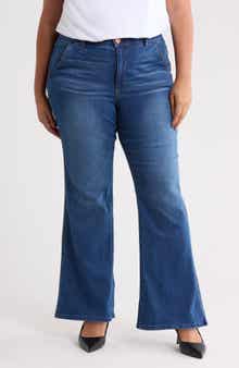 Democracy Soution Skyrise Double Side Flare Jeans