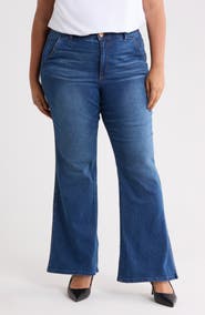 Democracy Soution Skyrise Double Side Flare Jeans