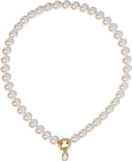 Nadri Poppy Charm Ring Necklace