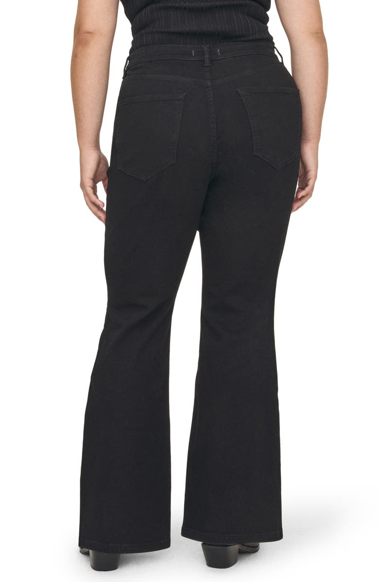 WARP+WEFT NAO High Waist Bootcut Jeans, Alternate, color, Jet Black