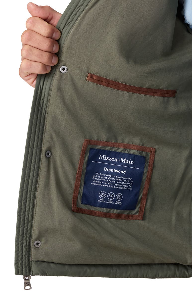 Brentwood Quilted Jacket, Alternate, color, OLIVE