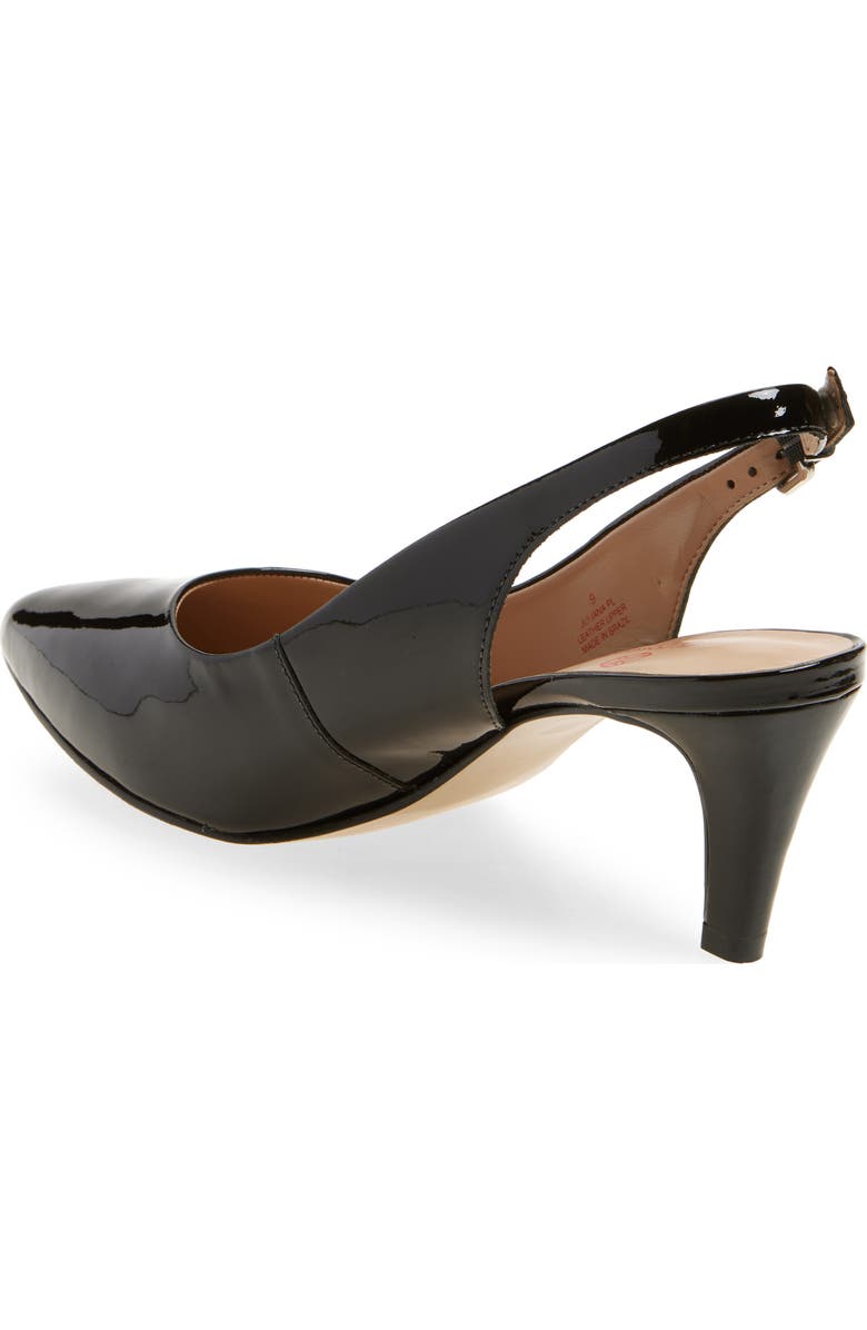 Marc Joseph New York Juliana Patent Leather Slingback Pump, Alternate, color,