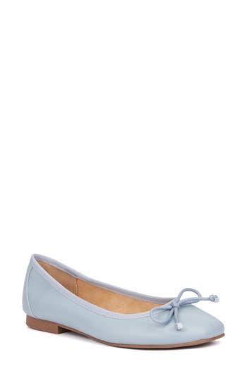 New York And Company Paulina Ballet Flat In Dusty Light Blue