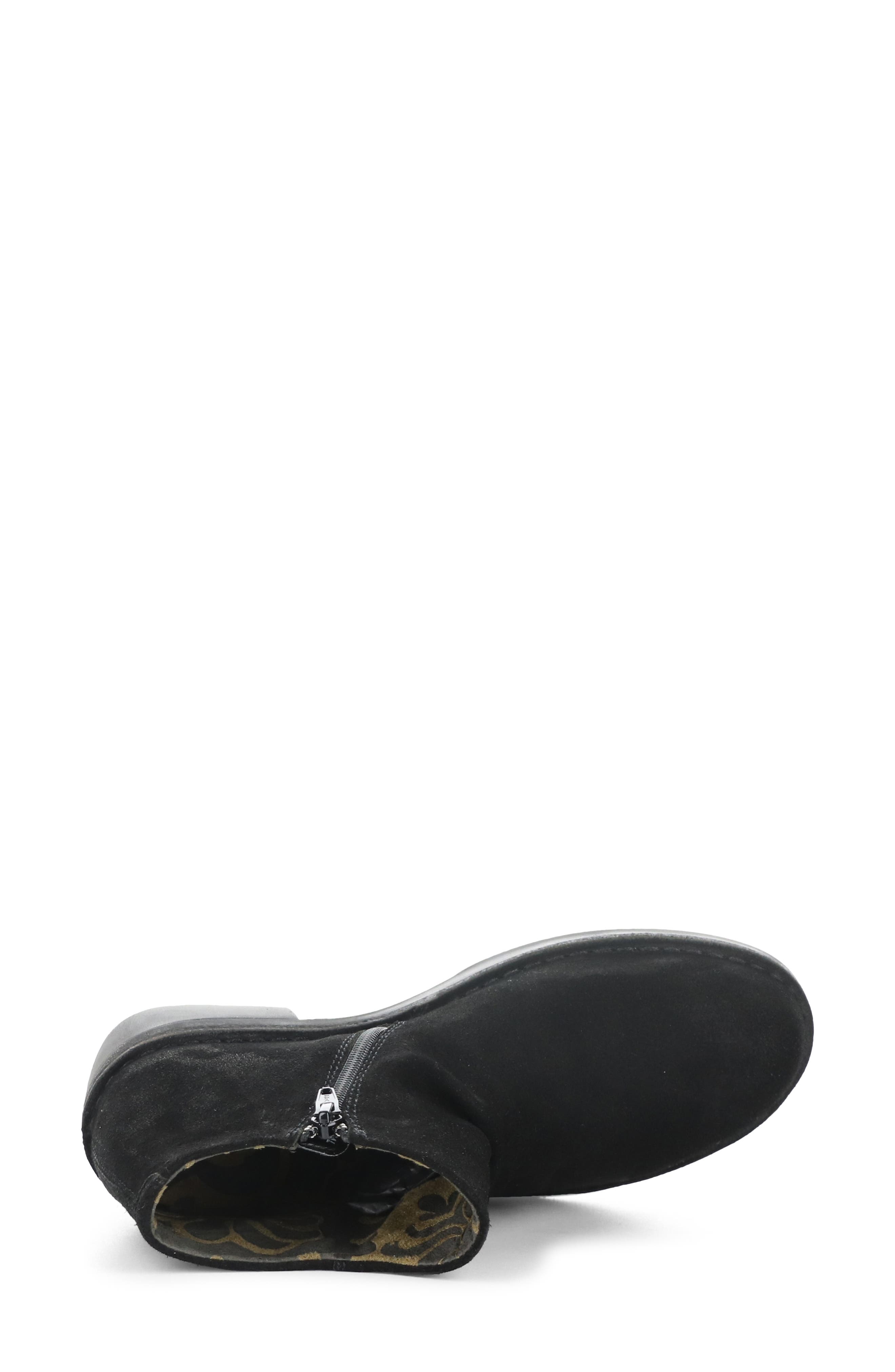 Fly London Merk Bootie, Alternate, color, 005 Black Oil Suede