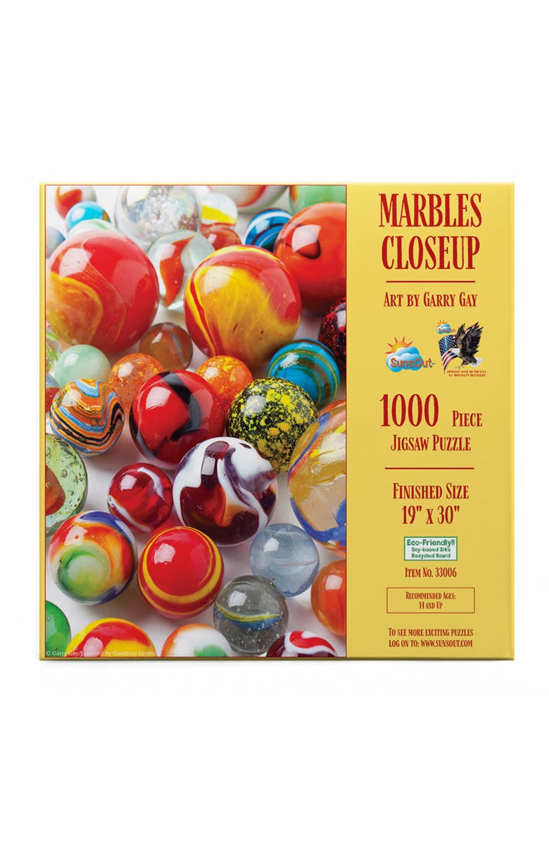 Sunsout Marbles Closeup 1000 piece Jigsaw Puzzle for Adults, Alternate, color, Multicolor