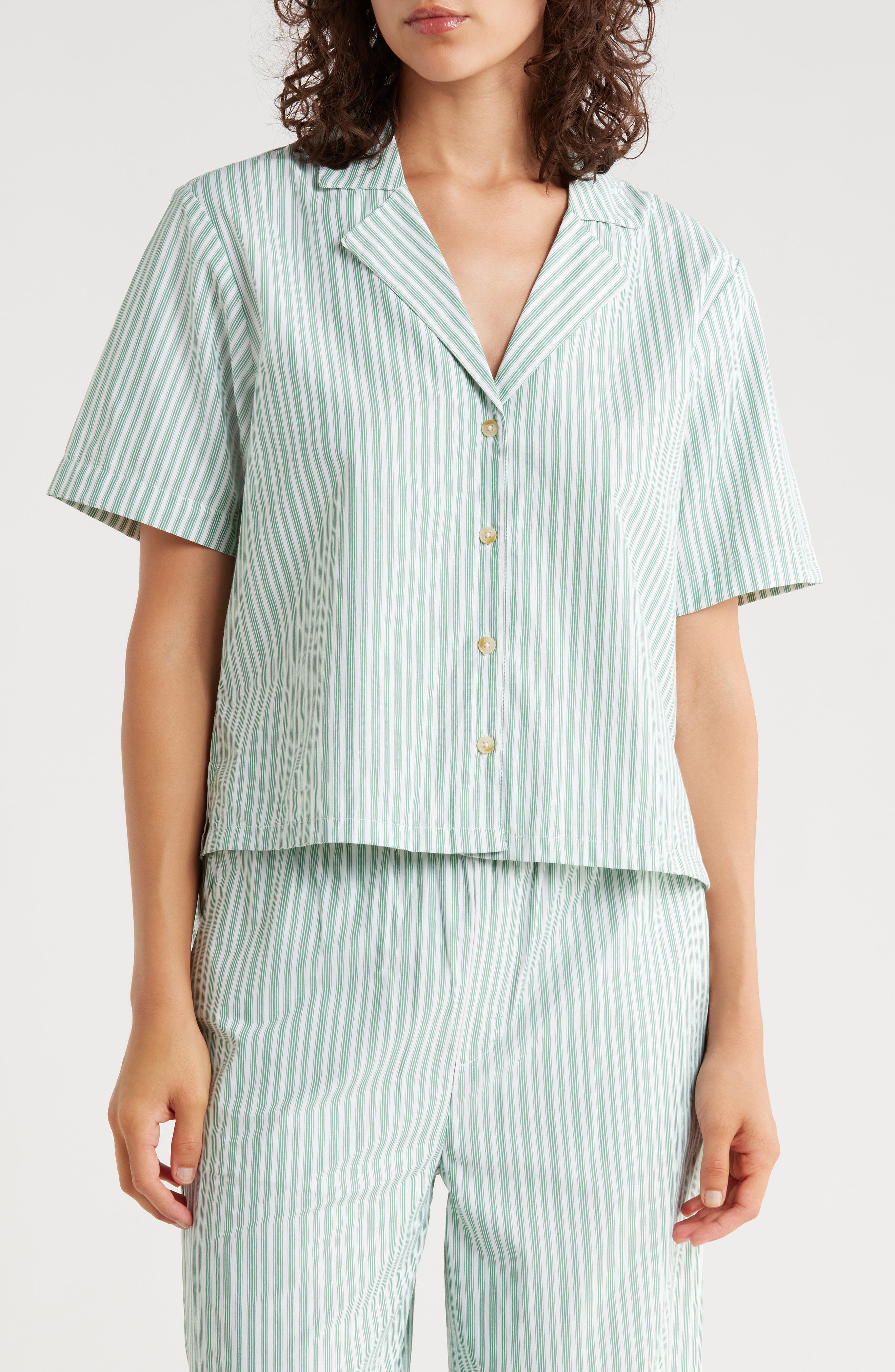 Scotch & Soda Striped Camp Shirt