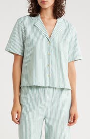 Scotch & Soda Striped Camp Shirt