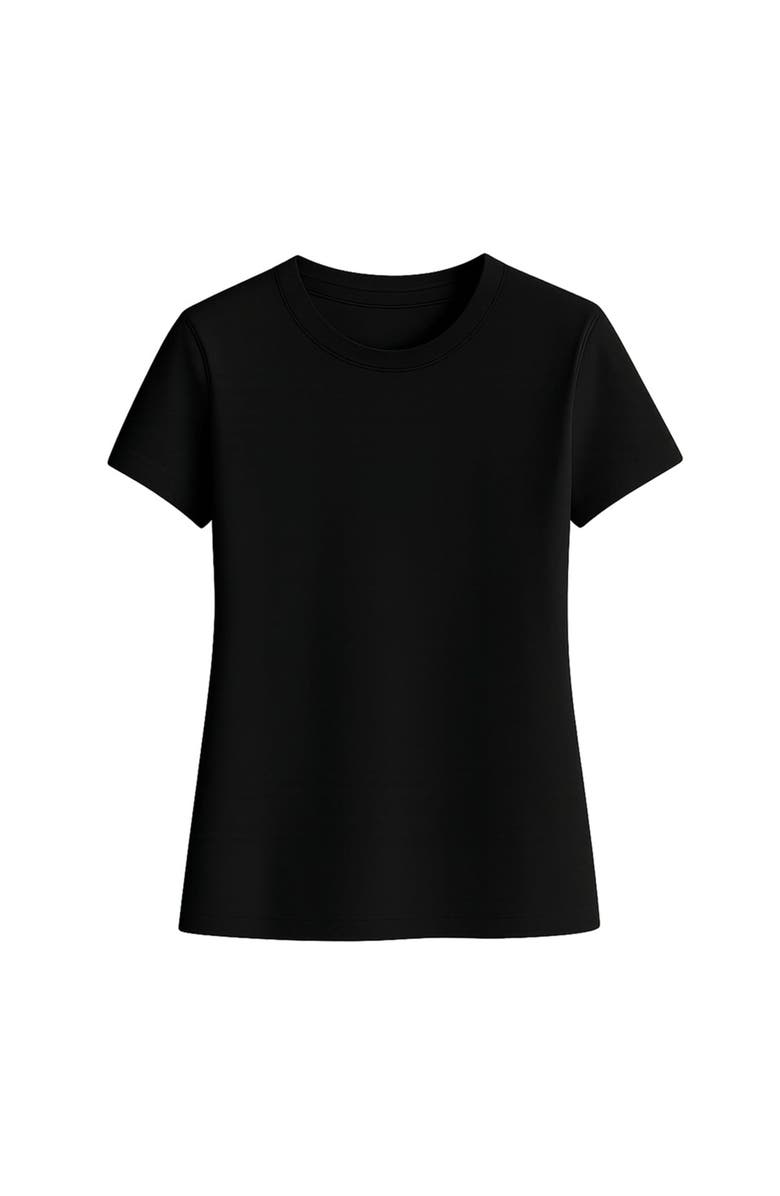 The Noli Shop Amaya Ultra-Soft T-Shirt, Alternate, color, Black