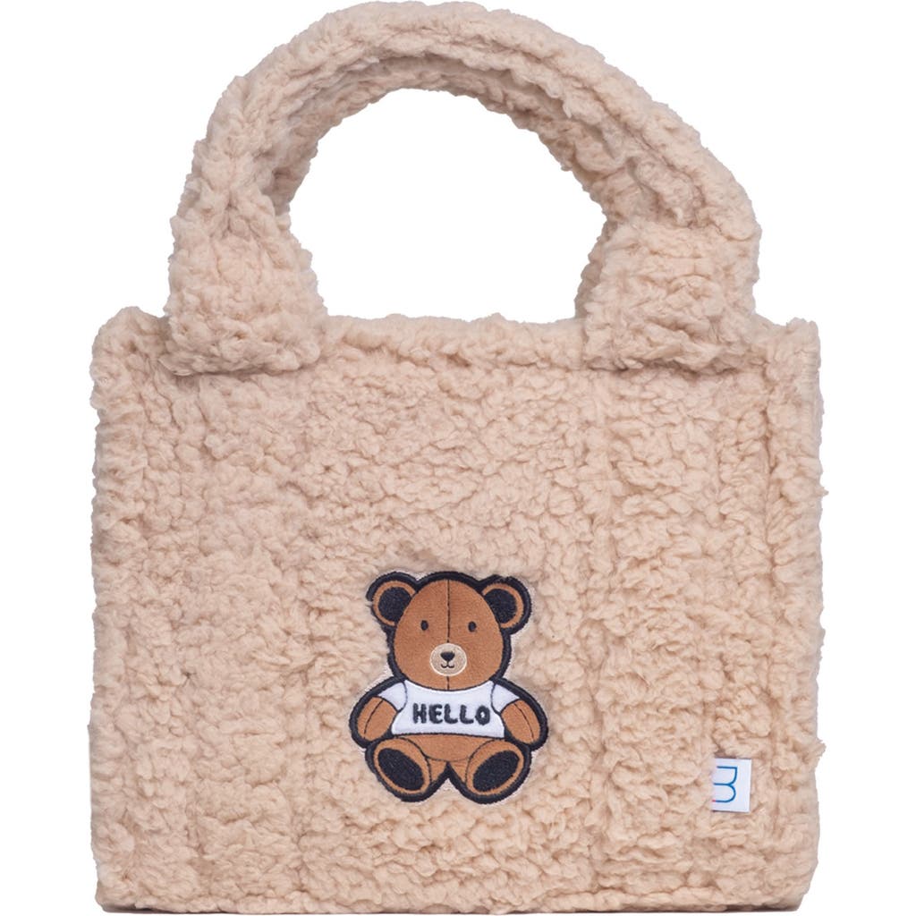 Mimish Kids' Faux Shearling Tote