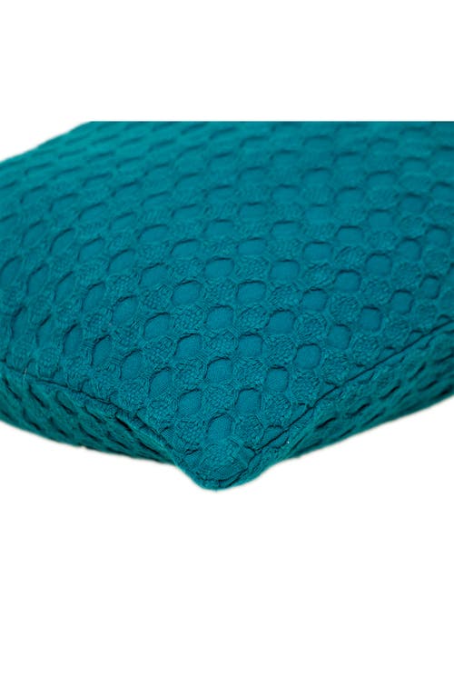 Parkland Collection Embossed Throw Pillow In Blue