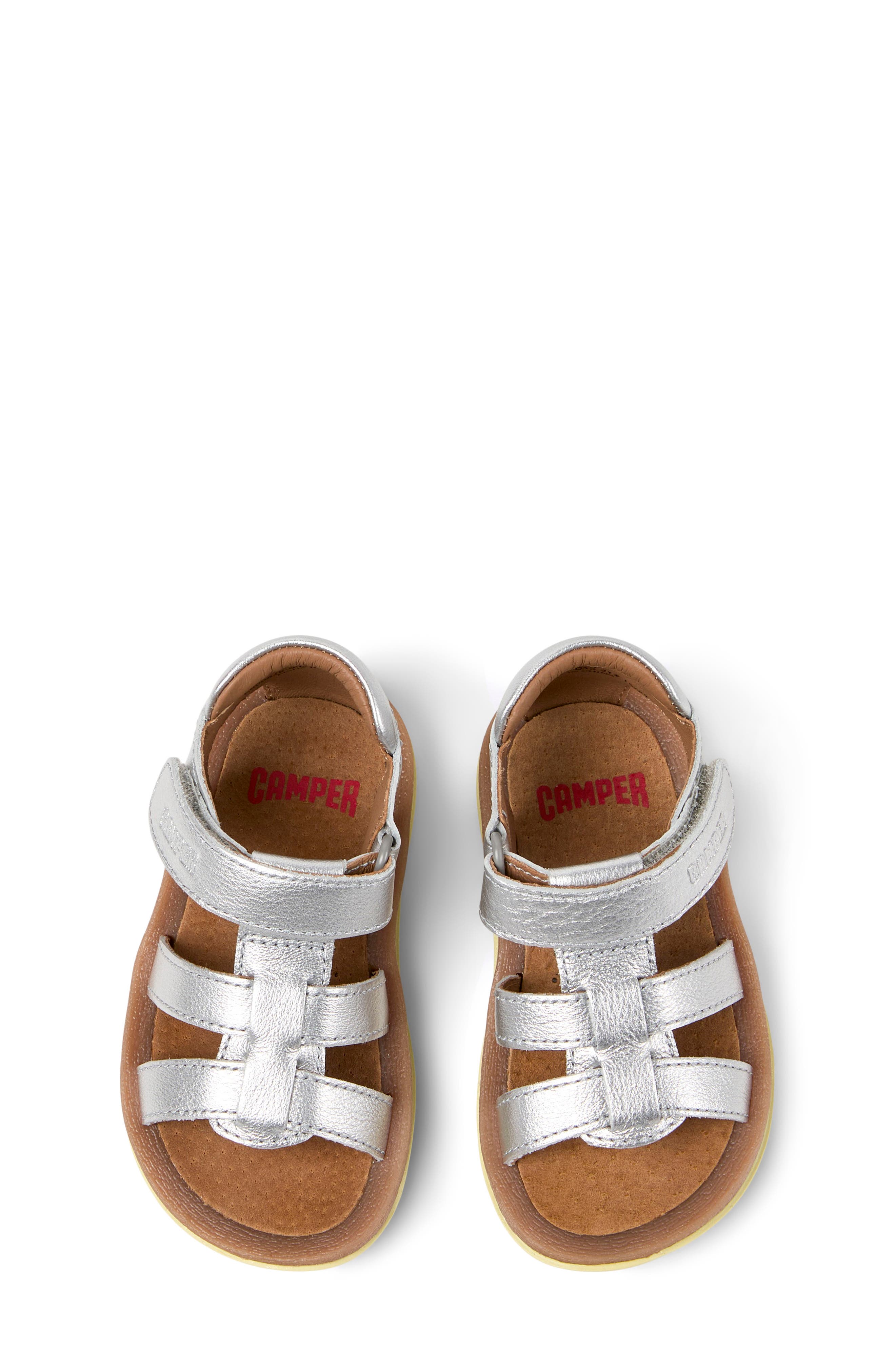 Camper Kids' Bicho Sandal, Alternate, color, Medium Gray